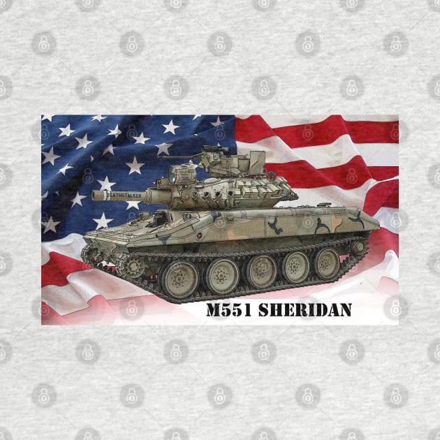 M551 Sheridan tank by Toadman's Tank Pictures Shop